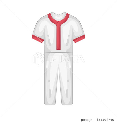 Illustration of baseball uniform Illustration of baseball uniform 133391740