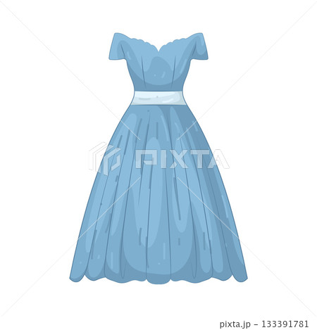 Illustration of wedding dress Illustration of wedding dress 133391781
