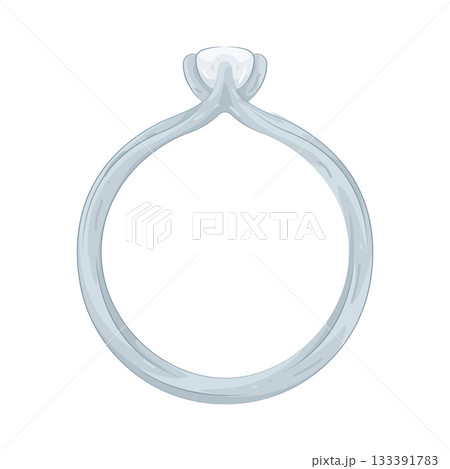 Illustration of diamond ring 133391783