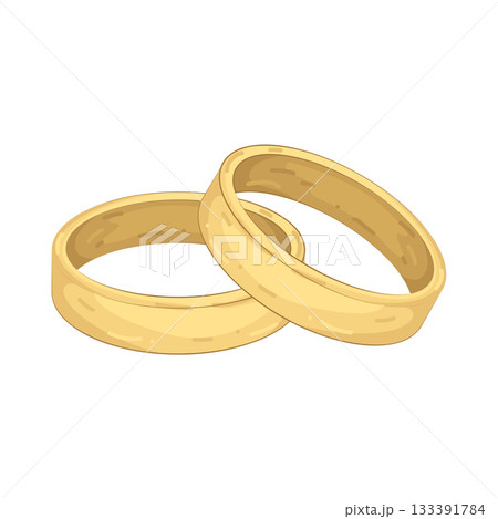 Illustration of wedding ring 133391784