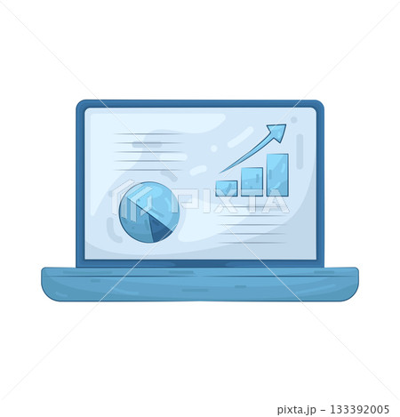 Illustration of online marketing  133392005