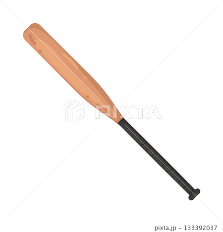 Illustration of baseball bat 133392037