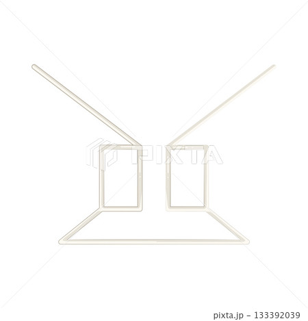 Illustration of baseball batters box  133392039