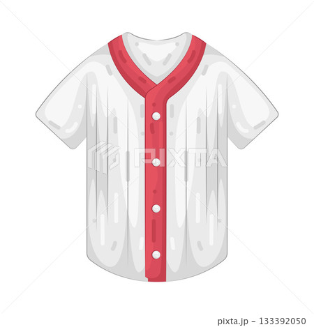 Illustration of baseball jersey  133392050