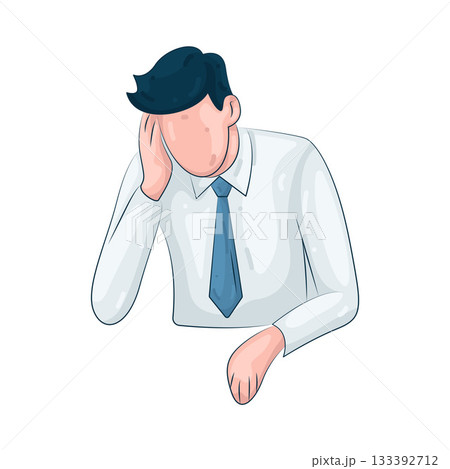 Illustration of stress Illustration of stress 133392712