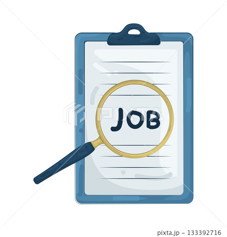 Illustration of search job Illustration of search job 133392716