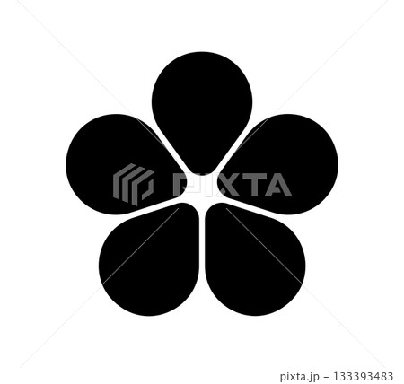 Flower diagram with 5 petals. Flower with five leaves flat shape icon. Infographic circle diagram. Pie chart. Round wheel chart. Vector illustration isolated on white background Flower diagram with 5 petals. Flower with five leaves flat shape icon. Infographic circle diagram. Pie chart. Round wheel chart. Vector illustration isolated on white background 133393483