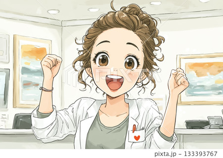 美優シリーズ：介護士資格試験に合格して喜ぶ 133393767