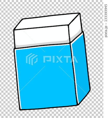 一款簡潔的新型橡皮擦，表面光滑。 133393945