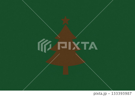 シンプルなクリスマスツリー シンプルなクリスマスツリー 133393987