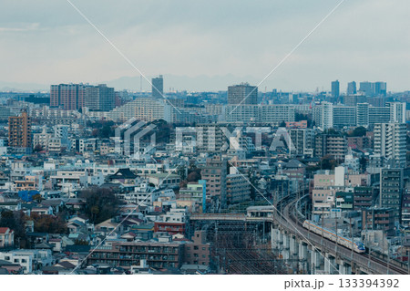 新幹線が走る風景 133394392