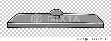 ゆるめシンプルな文鎮　ベタ塗り 133394610