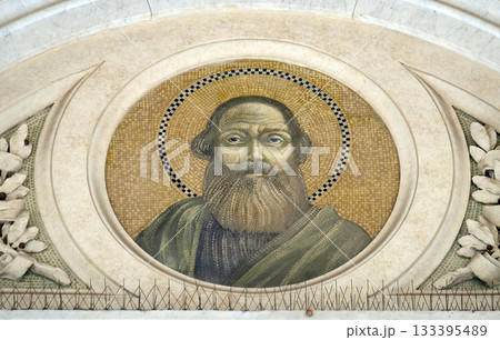 Saint Matthew the Apostle, mosaic in the basilica of Saint Paul Outside the Walls, Rome, Italy 133395489