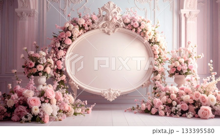 楕円形のコピースペース 楕円形のコピースペース 133395580