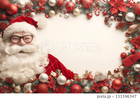 クリスマスイメージの背景素材 133396347