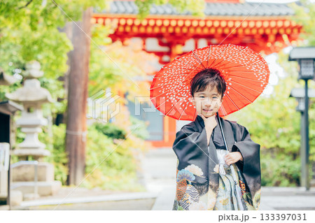 七五三　男の子 133397031