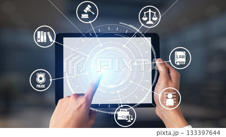 Law and legal justice icons Gist 133397644