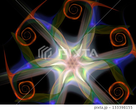 Imaginatory fractal abstract background Image 133398155