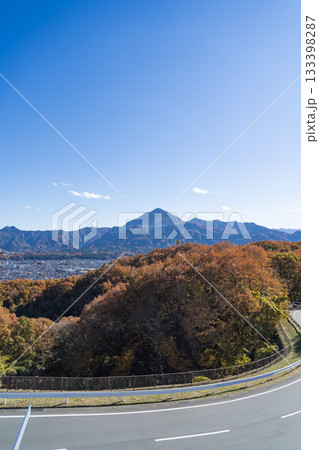 展望ちびっこ広場から見た武甲山（秩父ミューズパーク） 133398287