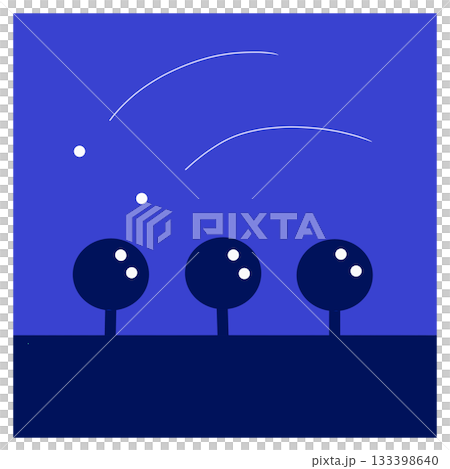 木と夜空 木と夜空 133398640