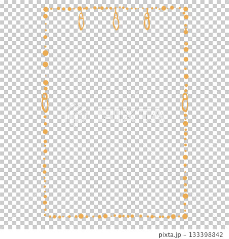 Minimal dotted Christmas frame with hanging holiday lights festive border design simple warm cozy decorative outline for cards invitations posters seasonal crafts Minimal dotted Christmas frame with hanging holiday lights festive border design simple warm cozy decorative outline for cards invitations posters seasonal crafts 133398842