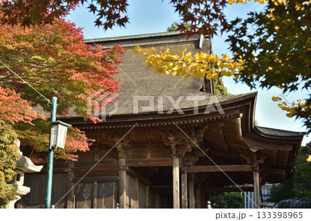 総本山醍醐寺　秋色に包まれる開山堂【重要文化財】 133398965