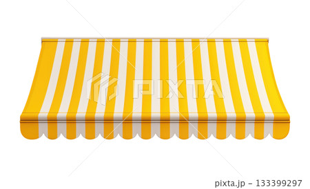 Yellow Striped Awning Yellow Striped Awning 133399297