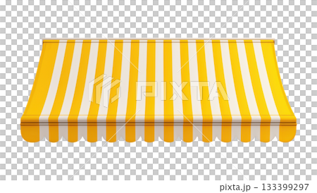 Yellow Striped Awning Yellow Striped Awning 133399297