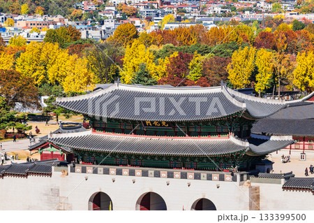 秋のソウル　光化門 133399500