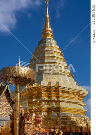 タイのチェンマイのドイステープ寺院 タイのチェンマイのドイステープ寺院 133399619
