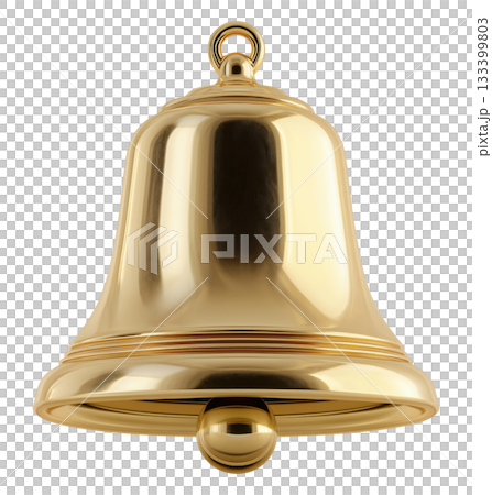 Shiny Golden Bell with Handle 133399803