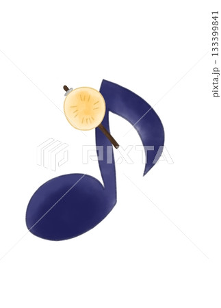 おでんの付いた音符 133399841