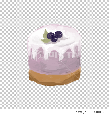 簡易慕斯蛋糕系列：藍莓慕斯蛋糕 133400528