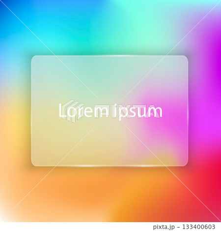 Glass frame for text. Glass frame for text. 133400603