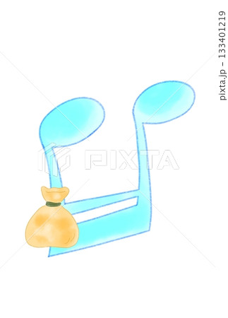 おでんの付いた音符 133401219