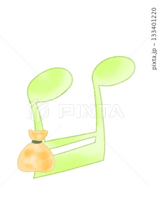 おでんの付いた音符 133401220