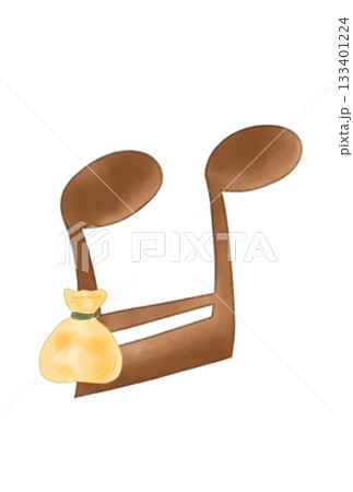 おでんの付いた音符 133401224