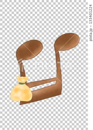 おでんの付いた音符 133401224