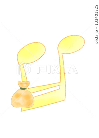 おでんの付いた音符 133401225