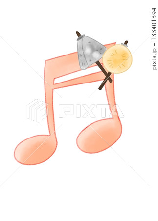おでんの付いた音符 おでんの付いた音符 133401394