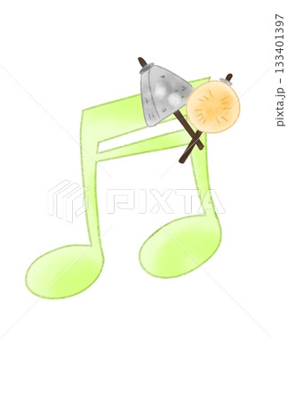 おでんの付いた音符 おでんの付いた音符 133401397