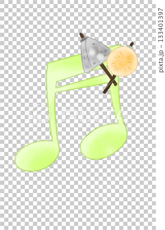 おでんの付いた音符 おでんの付いた音符 133401397