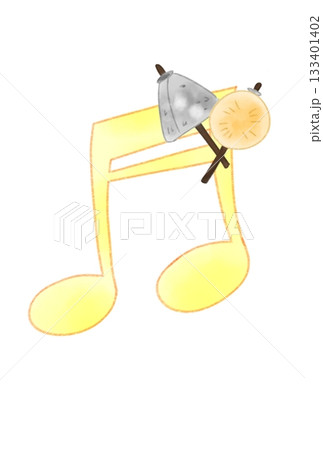 おでんの付いた音符 おでんの付いた音符 133401402