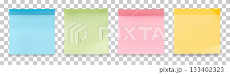 Colorful Sticky Notes Set Colorful Sticky Notes Set 133402323