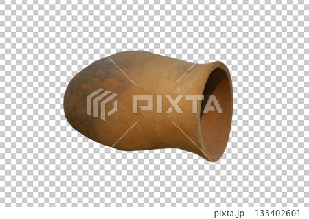Large Ancient Korean Burial Jar 'Ongwan' Used as a Ceramic Coffin for Human Remains in Baekje and Three Kingdoms Era 133402601