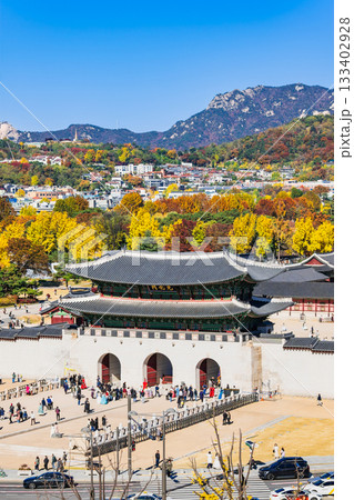 秋のソウル　光化門 133402928