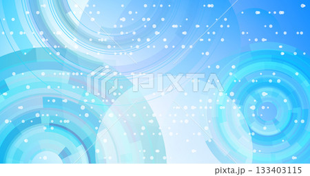 青色をベースにしたデジタルイメージの抽象的な背景素材 133403115