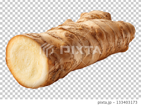 Fresh Ginger Root Sliced 133403173