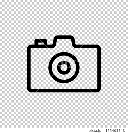 一眼レフカメラの線画アイコン 一眼レフカメラの線画アイコン 133403348