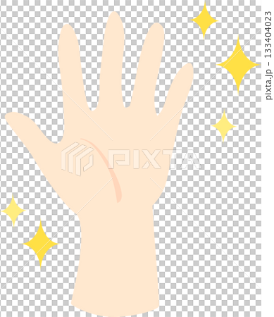 Sparkling left hand 133404023
